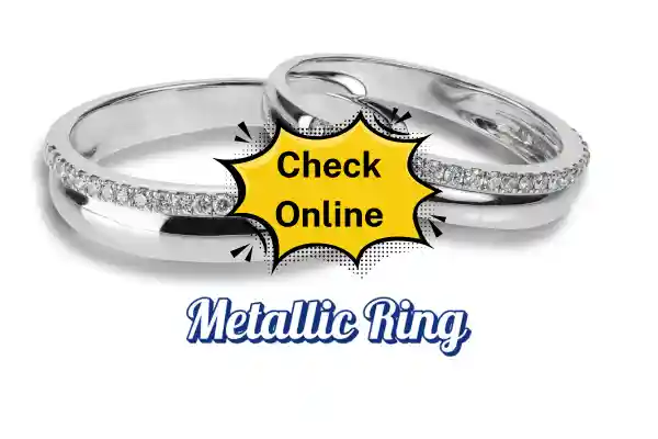 metallic ring